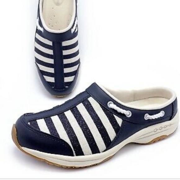 Easy Spirit Shoes - SALE 2/$10.  8 Wide Easy Spirit NAUTICAL Mules